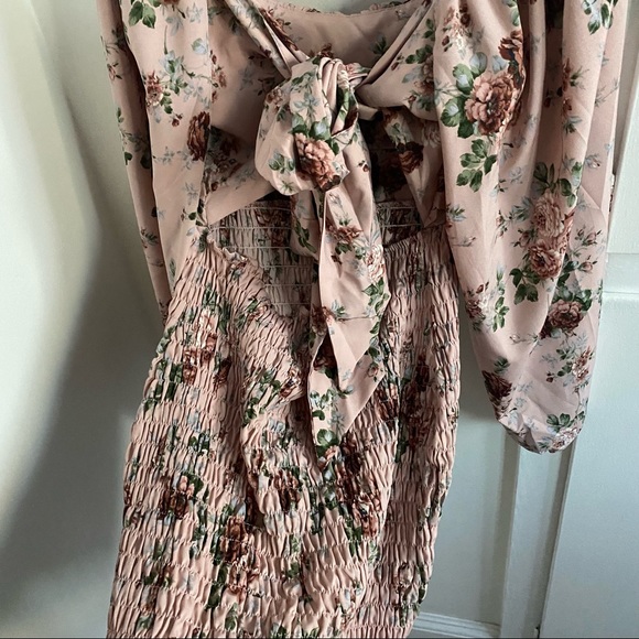 PINK FLORAL DRESS - Picture 6 of 6